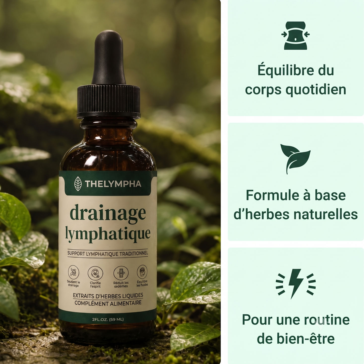 Thelympha-Gouttes de drainage lymphatique